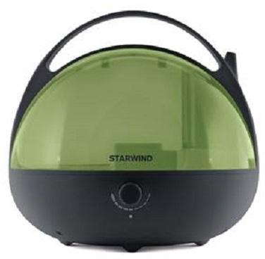 Увлажнитель воздуха Starwind SHC3415 25Вт (ультразвуковой) черный/зеленый