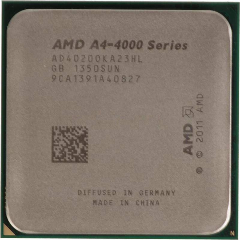 Процессор AMD A4 X2 4020 FM2 (3.2/5000/1Mb/Radeon HD 7480) 65W OEM, AD4020OKA23HL