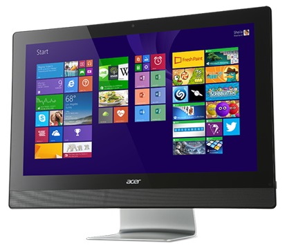 Моноблок Acer Aspire Z3-615 23" IPS (1980x1080), Full HD, NonTouch, Intel Core i5-4460T (1.9 GHz), 4GB DDR3 1600 MHz (1*4GB, 2*slots), HDD 1TB 7200prm