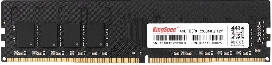Память DIMM 4 GB,DDR4,PC25600/3200,Kingspec, KS3200D4P12004G