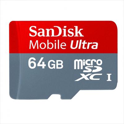 Память Micro Secure Digital Card 64 GB, (MicroSD) Class 10 SanDisk, SDSDQU(A)-064G-U46A
