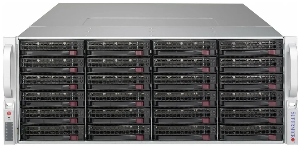 Платформа Supermicro SuperStorage 4U Server 6049P-E1CR36L noCPU(2)Scalable/TDP 70-205W/ no DIMM(16)/ 3008controller HDD(36)LFF/ 2x10Gbe/ 5xFH/ 2x1200W