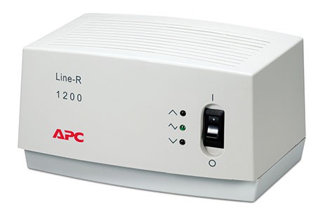 Стабилизатор напряжения, APC Line-R LE1200-RS, 1200VA Automatic Voltage Regulator, 3 Schuko Outlets, 230V, LE1200-RS