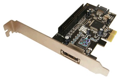 Контроллер PCI-E SATA/IDE (2+1)port + SATA RAID JMB363 bulk, ASIA PCIE 363 SATA/IDE