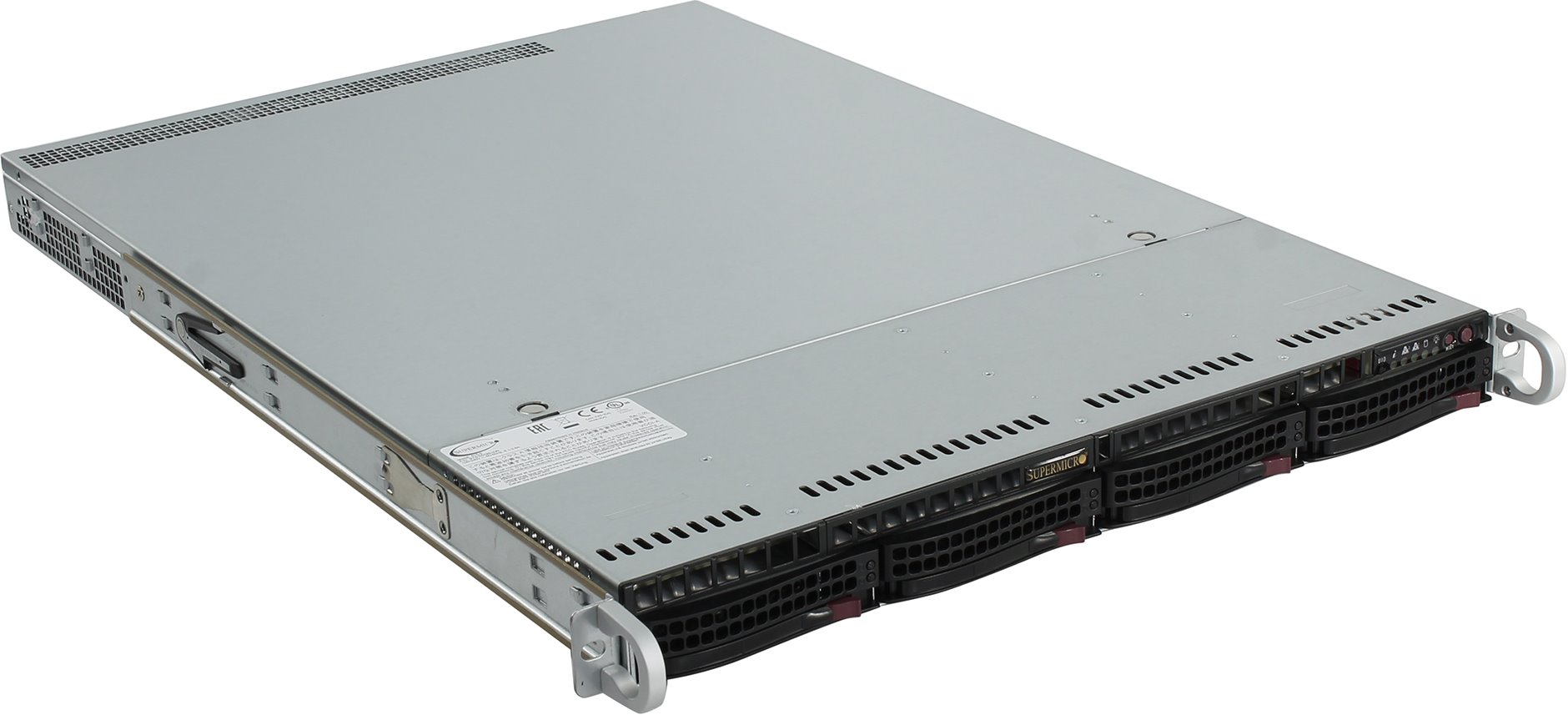 Платформа Supermicro SuperServer 1U 5019P-MTR noCPU(1)Scalable/TDP 70-205W/ no DIMM(8)/ SATARAID HDD(4)LFF/ 2x10GbE/ 1xFH, M2/ 2x400W