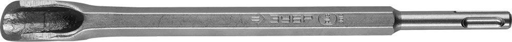 Зубило-штробер ЗУБР ЭКСПЕРТ полукруглое для перфораторов SDS-Plus, 22x250мм, 29366-22-250