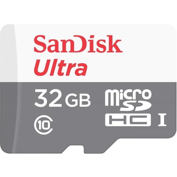 Флеш карта microSD 32GB SanDisk microSDHC Class 10 Ultra Android (SD адаптер) 80MB/s