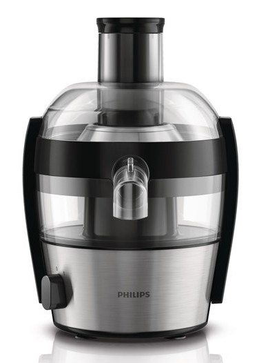 Соковыжималки Philips HR1836/00 (500 Вт, QuickClean, контейнер 1 л, кувшин 0,5 л, отверстие 55 мм, база металл, цвет серебристый)