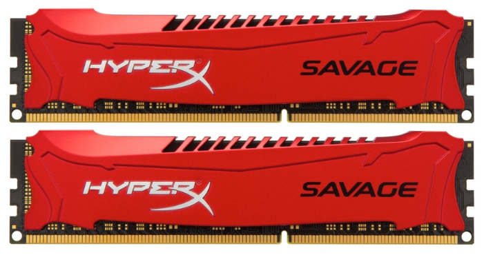 Память DIMM 16 GB 1866MHz DDR3 Non-ECC CL9 (Kit of 2) XMP HyperX Savage, Kingston, HX318C9SRK2/16
