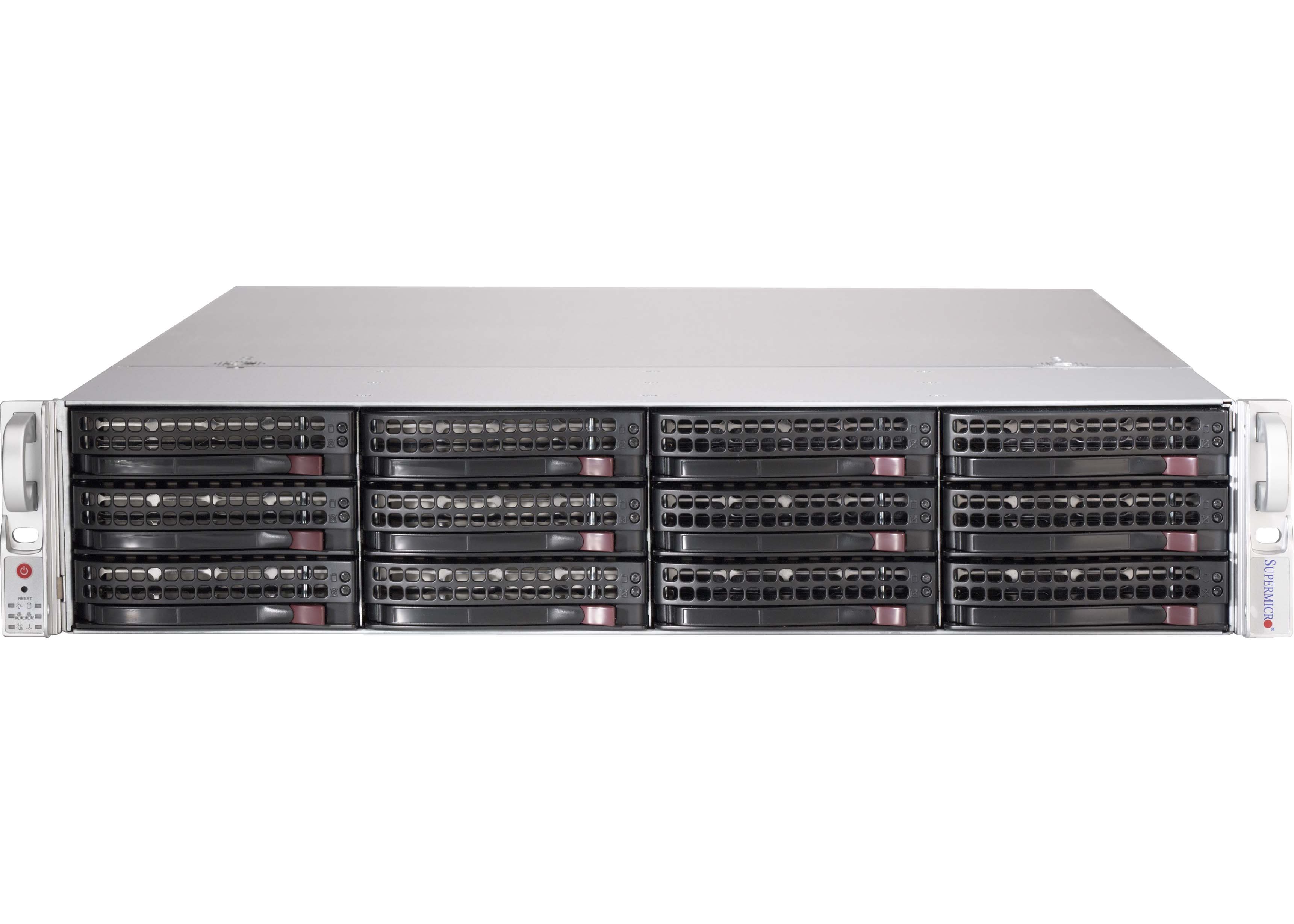 Серверная платформа Supermicro SuperStorage 2U Server 5029P-E1CTR12L noCPU(1)Scalable/TDP 70-205W/ no DIMM(8)/ 3008RAID HDD(12)LFF + opt. 2SFF/ 2x10Gb