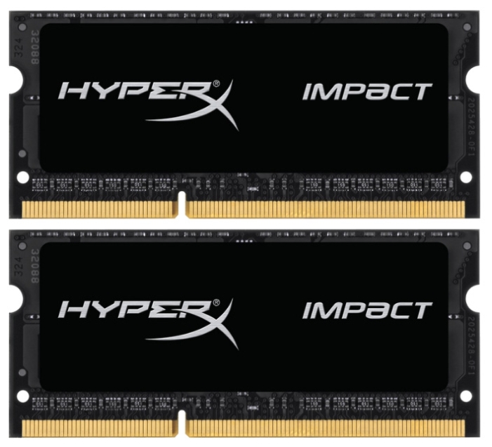 Память SO-DIMM 16 GB 2133MHz DDR3L CL11  (Kit of 2) 1.35V HyperX Impact Black, Kingston, HX321LS11IB2K2/16