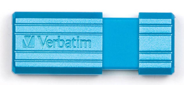 Флеш-диск,8 GB,USB 2.0,Verbatim PinStripe Blue, 47398