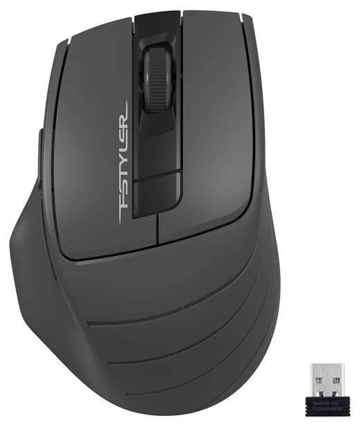 Мышь,A4 Tech Fstyler FG30 USB,Black-Grey, беспроводная