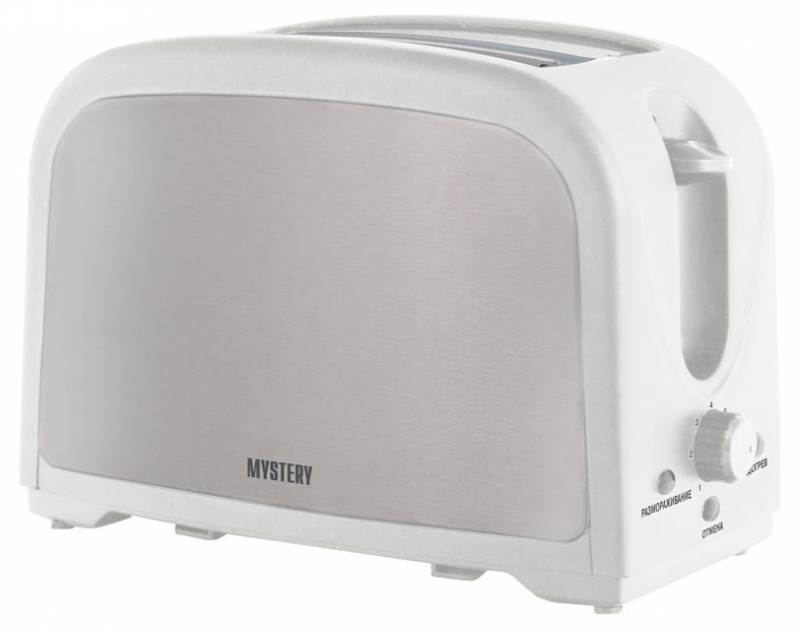 Тостер Mystery MET-2103 800Вт белый