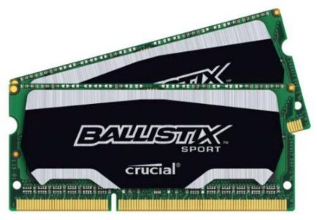 Память SO-DIMM 2x4 Gb DDR3L 1866MHz PC3-14900 CL10 204-pin 1.35В kit, Crucial, BLS2C4G3N18AES4CEU
