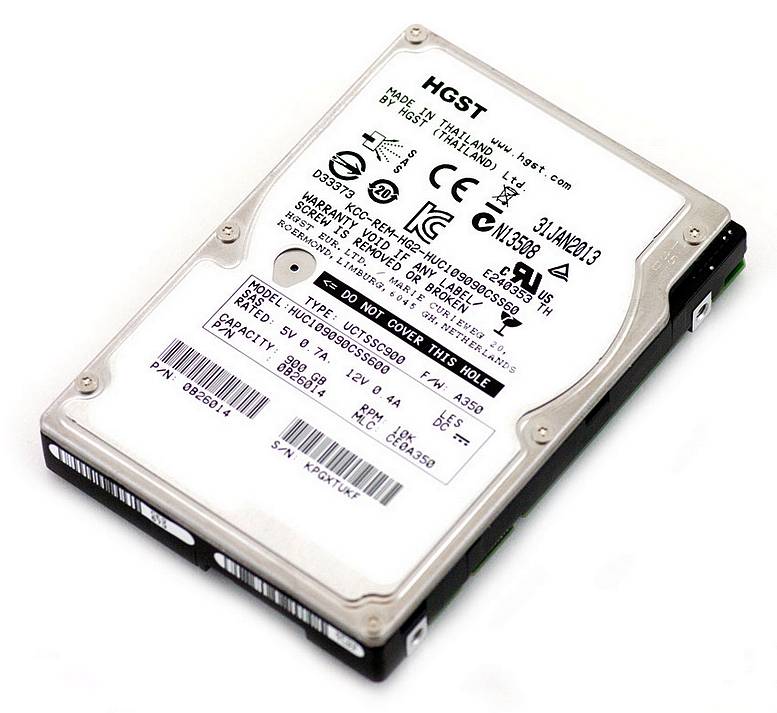 Жесткий диск 600Gb Hitachi SAS 2.0 Ultrastar C15K600 (15000rpm) 128Mb 2.5", HUC156060CSS204