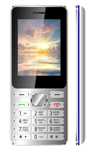 Мобильный телефон VERTEX D508 SILVER/BLUE D508SILBL