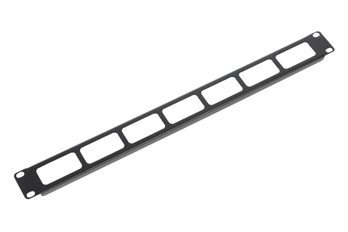 Органайзер кабельный 10" с отверстиями для патч-кордов 1/2U серый, SOHORG10G