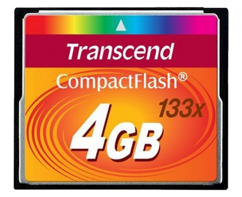 Карта памяти Transcend 4GB CF Card (133X), TS4GCF133