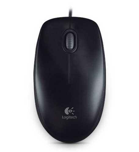 Мышь,Logitech B100 Optical Mouse USB,Black, 910-003357/910-005547