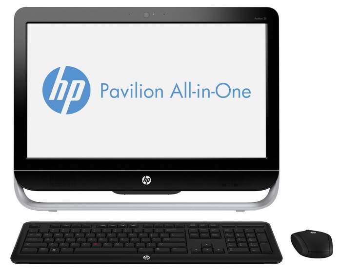 Моноблок HP Pavilion 23 23-g150nr (23" Celeron G1840T 4Gb (1x4Gb) 500Gb  Intel HD Graphics DVD RW FHD WLED non touch Win8.1), K0R22EA#ACB