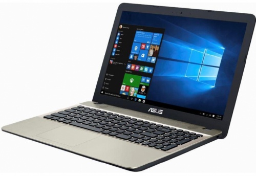 Ноутбук ASUS X541NA-GQ378 15.6"(1366x768)/Intel Celeron N3350(1.1Ghz)/4096Mb/500Gb/DVDrw/Int:Intel HD/Cam/WiFi/war 1y/2kg/black/DOS, 90NB0E81-M06770
