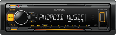 Автомагнитола Kenwood KMM-103AY 1DIN 4x50Вт