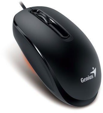 Мышь Genius DX-130, оптическая, 1000 dpi, 3 кнопки, USB, black, Color box, 31010117100
