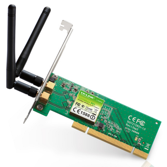Адаптер Wi-Fi,TP-Link TL-WN851ND, (802.11n, 300Mbps, PCI)