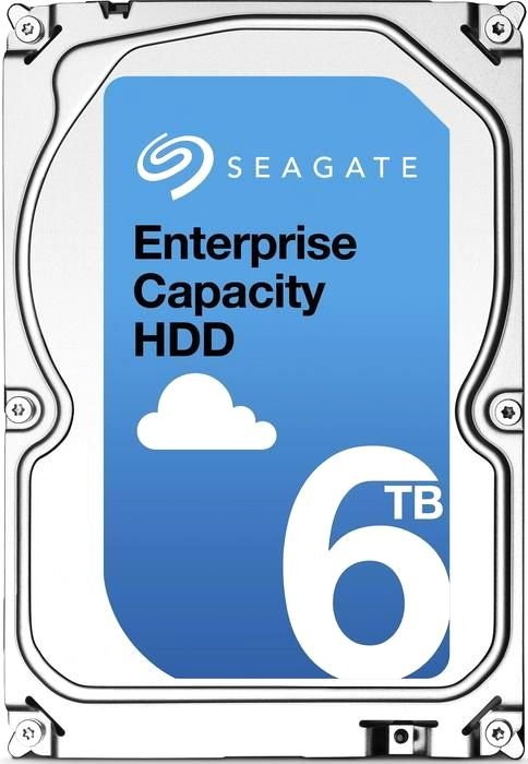 Жесткий диск HDD SAS Seagate 6000Gb (6Tb), ST6000NM0095, Enterprise Capacity 3.5, SAS 12Гбит/с, 7200 rpm, 256Mb buffer