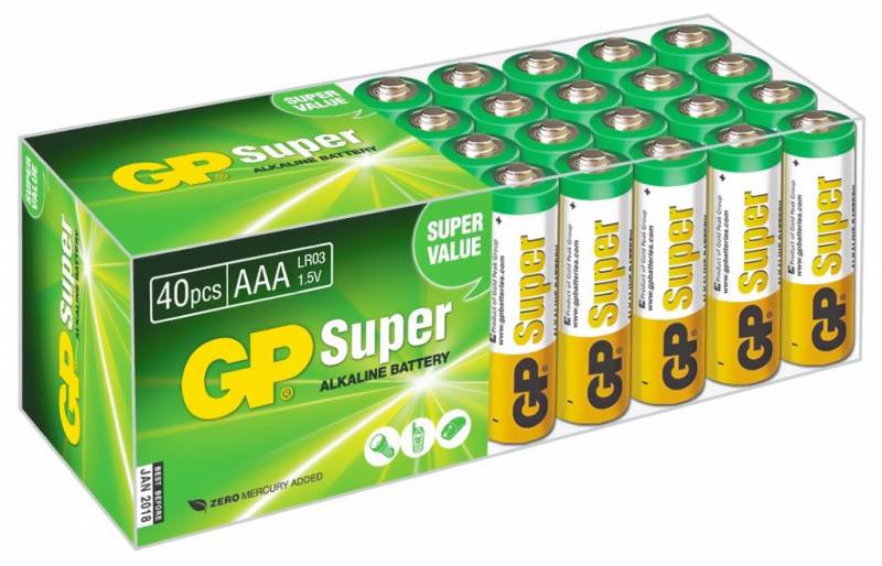 Батарейка,GP Super Alkaline LR6 AA 30 шт, GP 15A-B30
