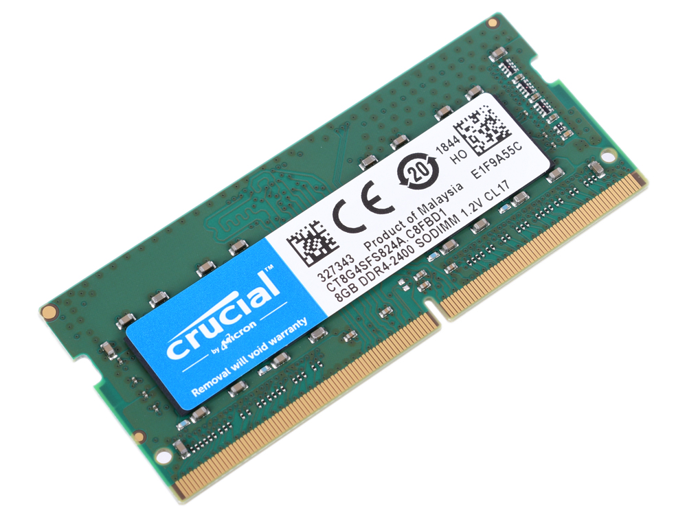 Модуль памяти для ноутбука 8GB PC19200 DDR4 SO CT8G4SFS824A CRUCIAL