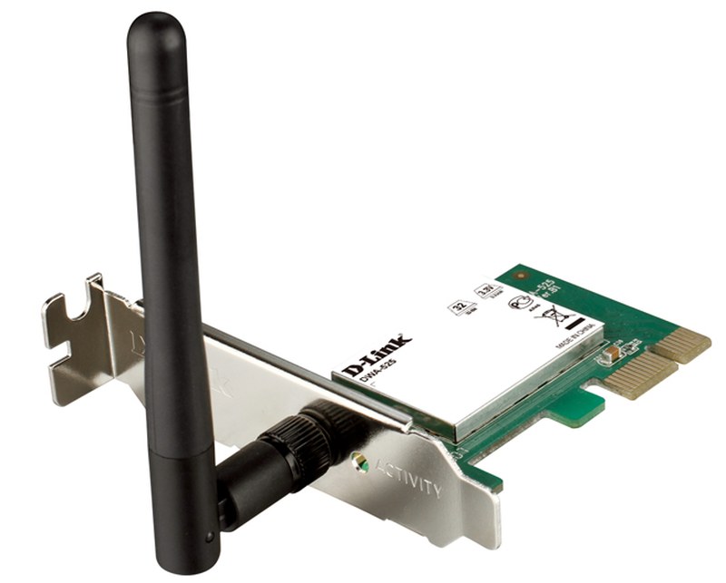 Адаптер Wi-Fi,D-Link DWA-525/B1, (802.11n, 150Mbps, PCIe-x1)