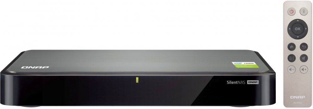 Сетевое хранилище QNAP S2, с двумя отсеками для HDD, 4-ядерный Intel Celeron J1900 2ГГц, 2Гбайт DDR3, 512 Мбайт Flash-память