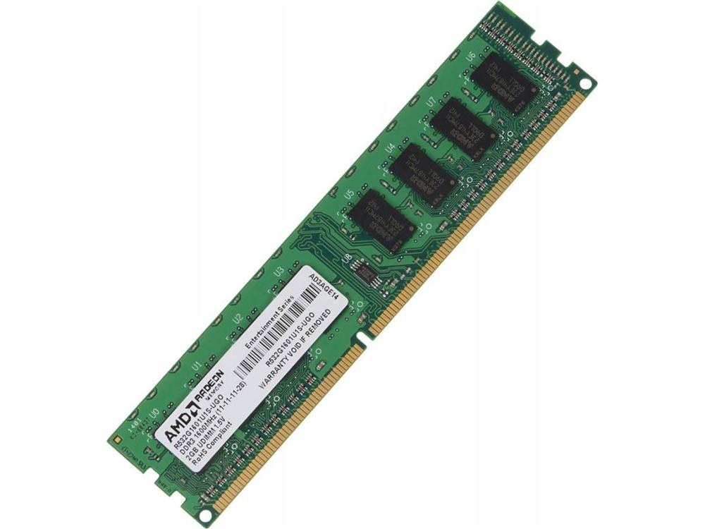 Память DIMM 8 Gb DDR3 1600MHz AMD OEM green, R538G1601U2S-UGO