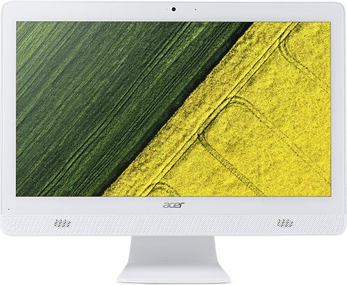 Моноблок Acer Aspire C20-720 19.5" HD+ Cel J3060 (1.6)/4Gb/500Gb/HDG400/DVDRW/CR/Windows 10 64/GbitEth/WiFi/BT/клавиатура/мышь/Cam/белый 1600x900