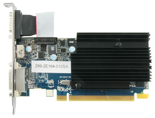 Видеокарта Sapphire PCI-E 11190-09-20G AMD Radeon HD 6450 2048Mb DDR3 625/1334 DVIx1/HDMIx1/CRTx1/HDCP Ret low profile