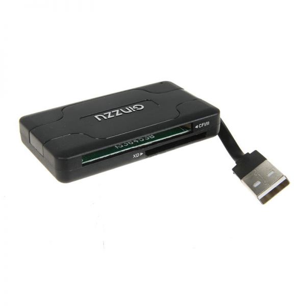 Card Reader,Ginzzu GR-416, (USB 2.0)