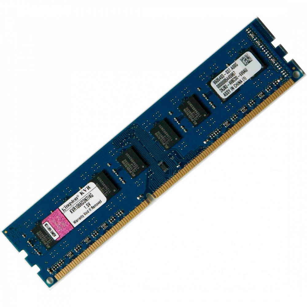 Память DIMM 8 GB 1333MHz DDR3 Non-ECC CL9  SR x8 (Kit of 2) STD Height 30mm, Kingston, KVR13N9S8HK2/8