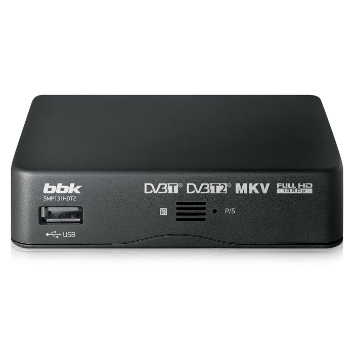 Ресивер DVB-T2 BBK SMP131HDT2 темно-серый