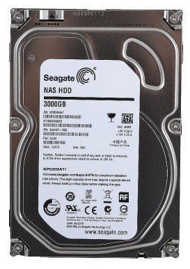 Жесткий диск 3Tb Seagate Video SATA3 5900 RPM 64Mb, ST3000VM002