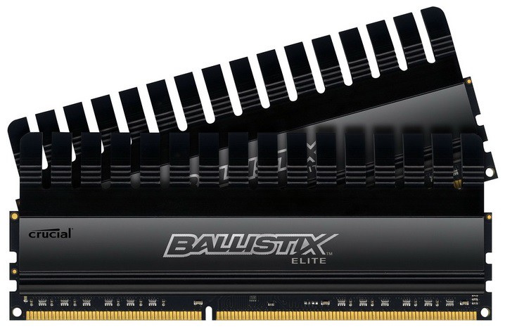 Память DIMM 16 GB Kit (8GBx2) DDR3 1866 MT/s (PC3-14900) CL9 @1.5V Ballistix Elite UDIMM w/XMP/TS 240pin, Crucial, BLE2CP8G3D1869DE1TX0CEU