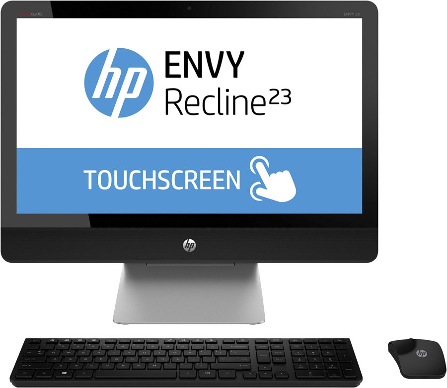 Моноблок HP Envy Recline 23 TS 23-k301nr (23" IPS FHD WLED touch Core i7-4790T 12Gb (1x8Gb + 1x4Gb) 1Tb+8Gb SSD GeForce 830A 2Gb Win8.1), K2B39EA