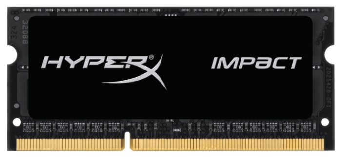 Память оперативная Kingston 4GB 2133MHz DDR3L CL11 SODIMM 1.35V HyperX Impact, HX321LS11IB2/4