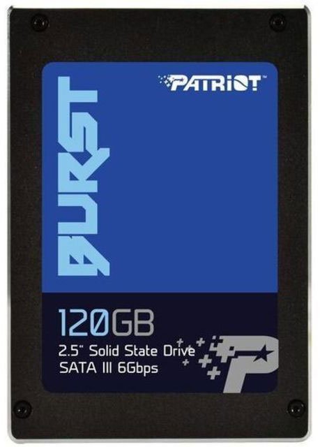 Накопитель SSD,120 GB,Patriot Burst SATA-III, 2.5", PBU120GS25SSDR           