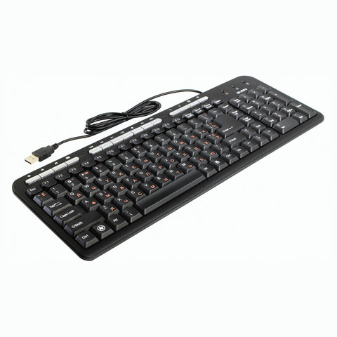 Клавиатура,SVEN Standard 309M, USB чёрная, SV-03100309UB