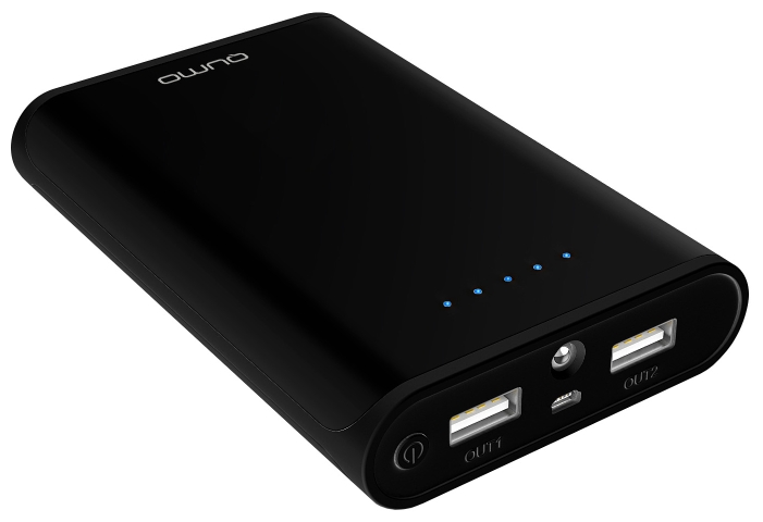 Мобильное зарядное устройство,QUMO PowerAid 10400, (10400mAh, 2xUSB)