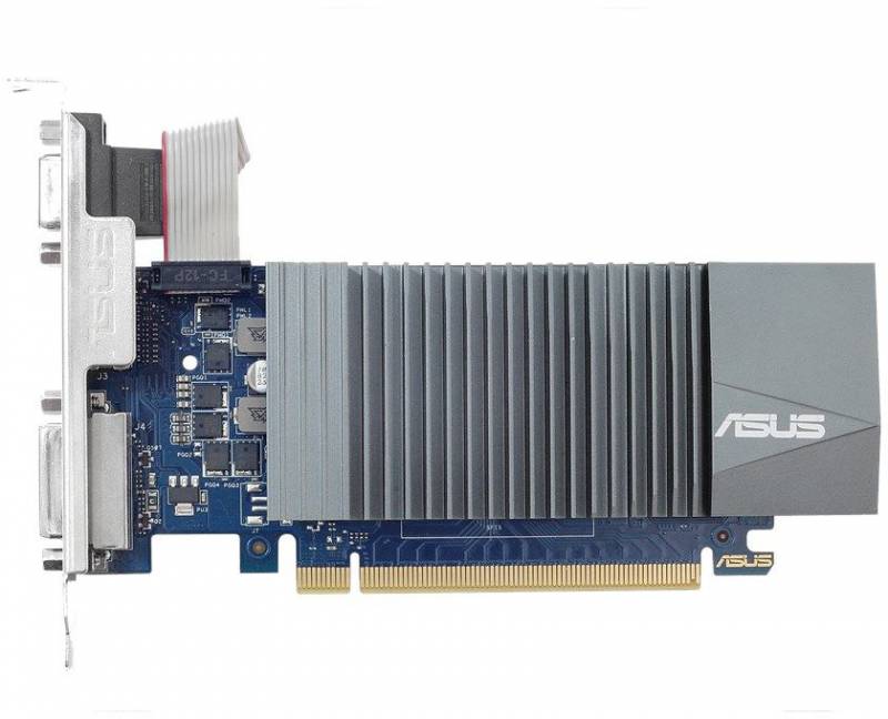 Видеокарта Asus PCI-E 710-SL-2GD5 nVidia GeForce GT 710 2048Mb 64bit GDDR5 954/5012 DVIx1/HDMIx1/CRTx1/HDCP Ret low profile