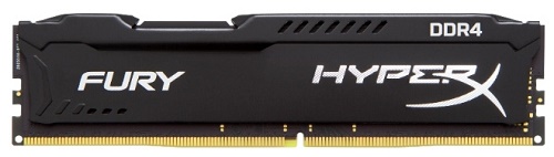 Память DIMM 4GB 2133MHz DDR4 Non-ECC CL14 HyperX FURY Black Series Kingston, HX421C14FB/4