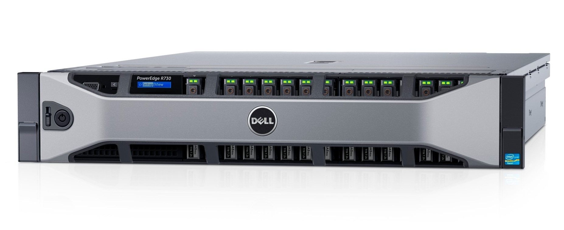 Сервер Dell PowerEdge R730 2U/ 1xE5-2620v4/ 1x16Gb RDIMM(2400)/ H730 1Gb/ 1x1,2Tb SAS 10k/ UpTo(8)LFF/ DVDRW/ iDRAC8 Ent/ 4xGE/ 1x750W RPS/ Bezel